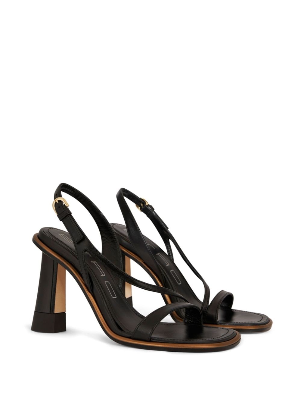strappy leather sandals - 2