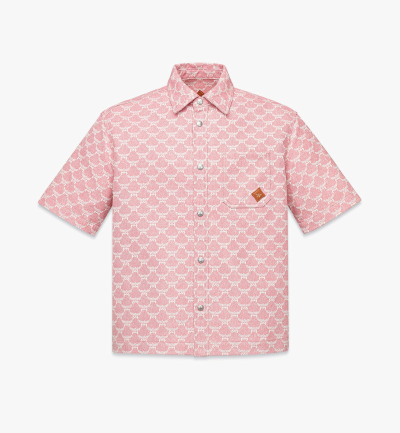 Lauretos Shirt in Denim Jacquard 1