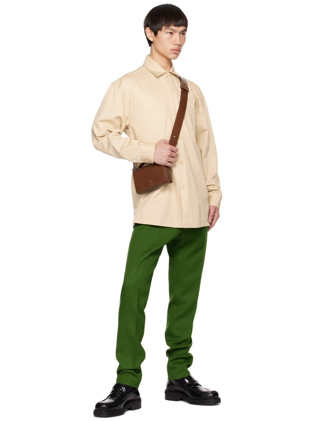 Beige 'Ami Paris France' Shirt - 4