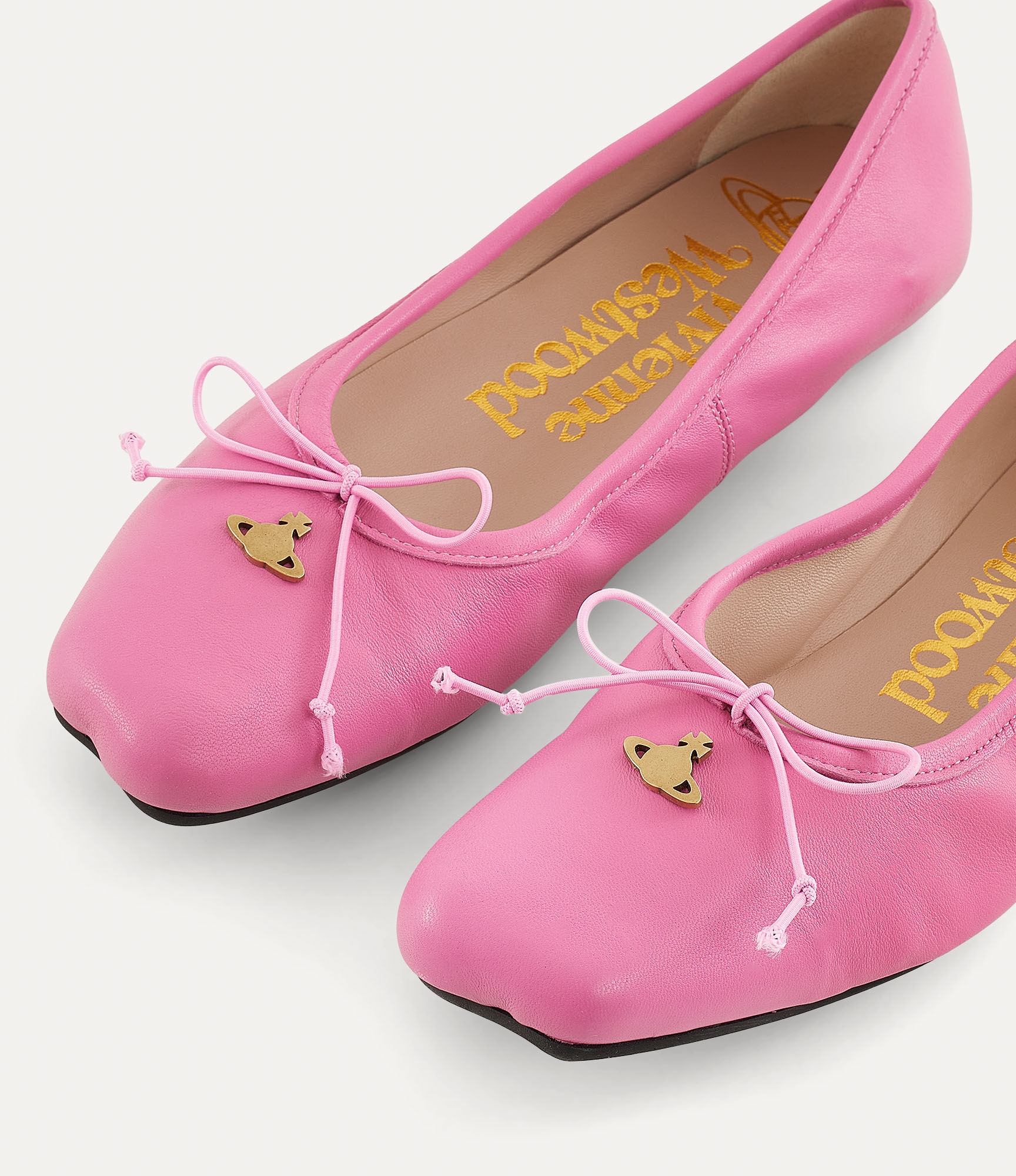 【Vivienne Westwood 】Brigitte ballet flat Brigitte Ballerina Shoe in BLACK | Vivienne Westwood®