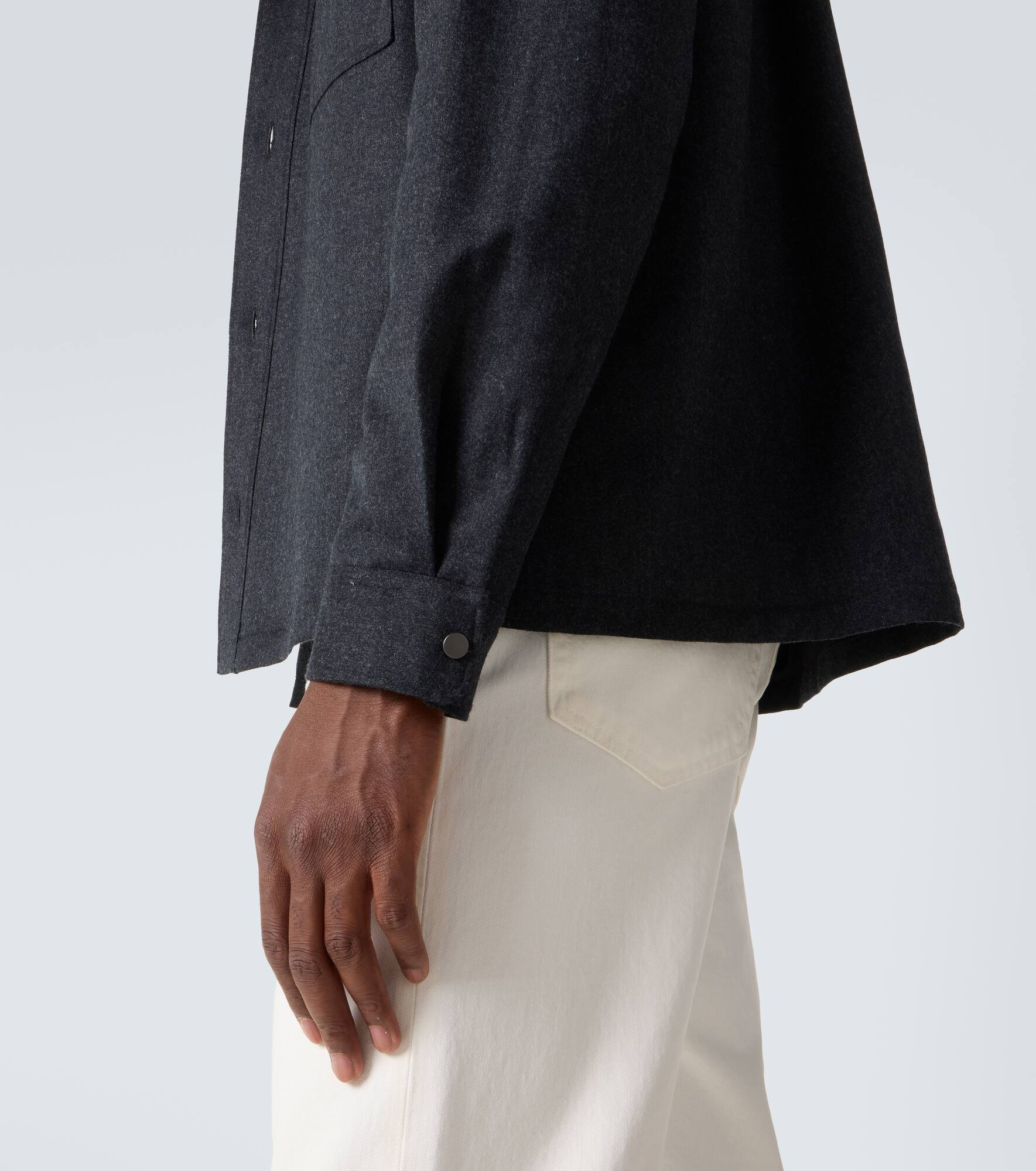 Wool overshirt - 6