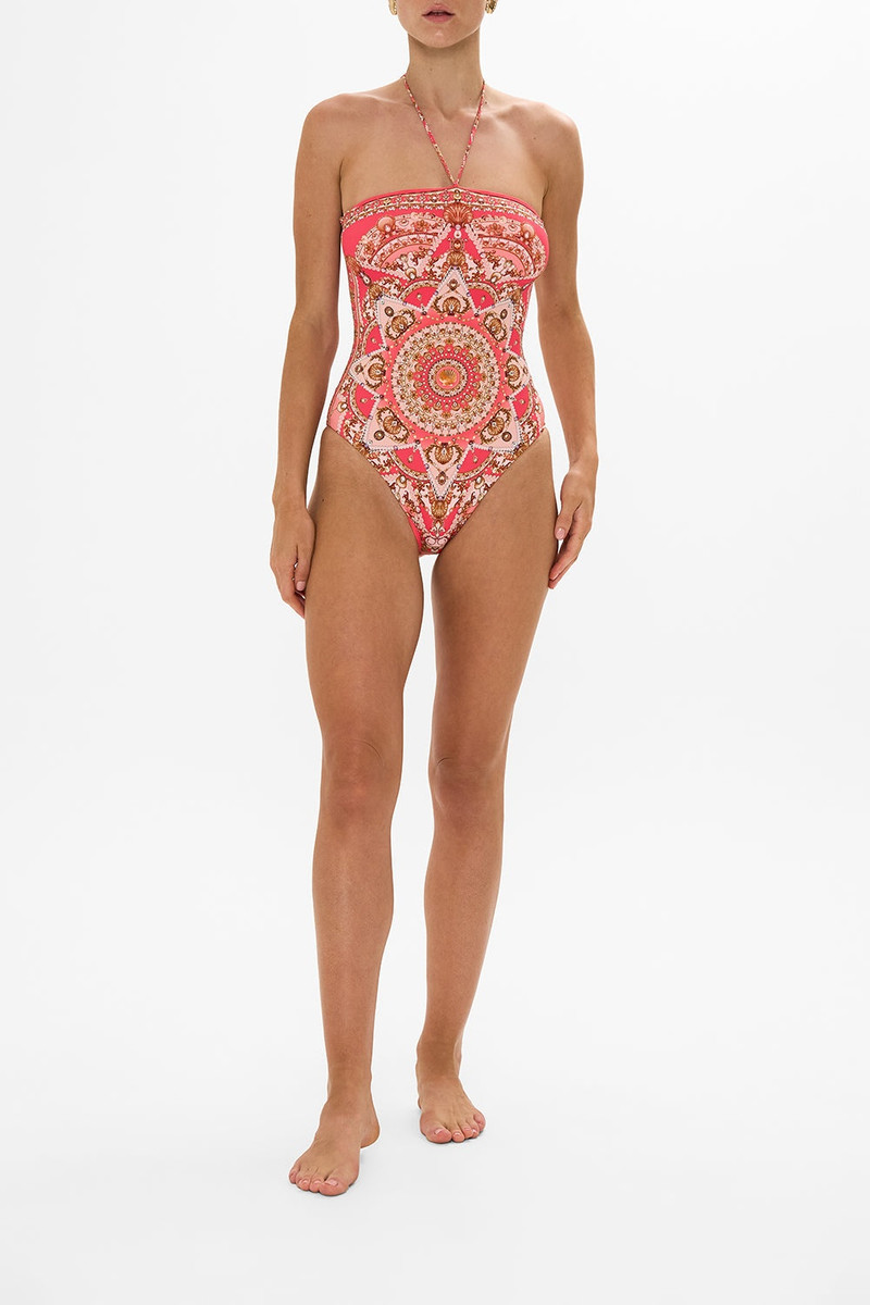 CAMILLA BANDEAU ONE PIECE WITH HALTER TIE outlook