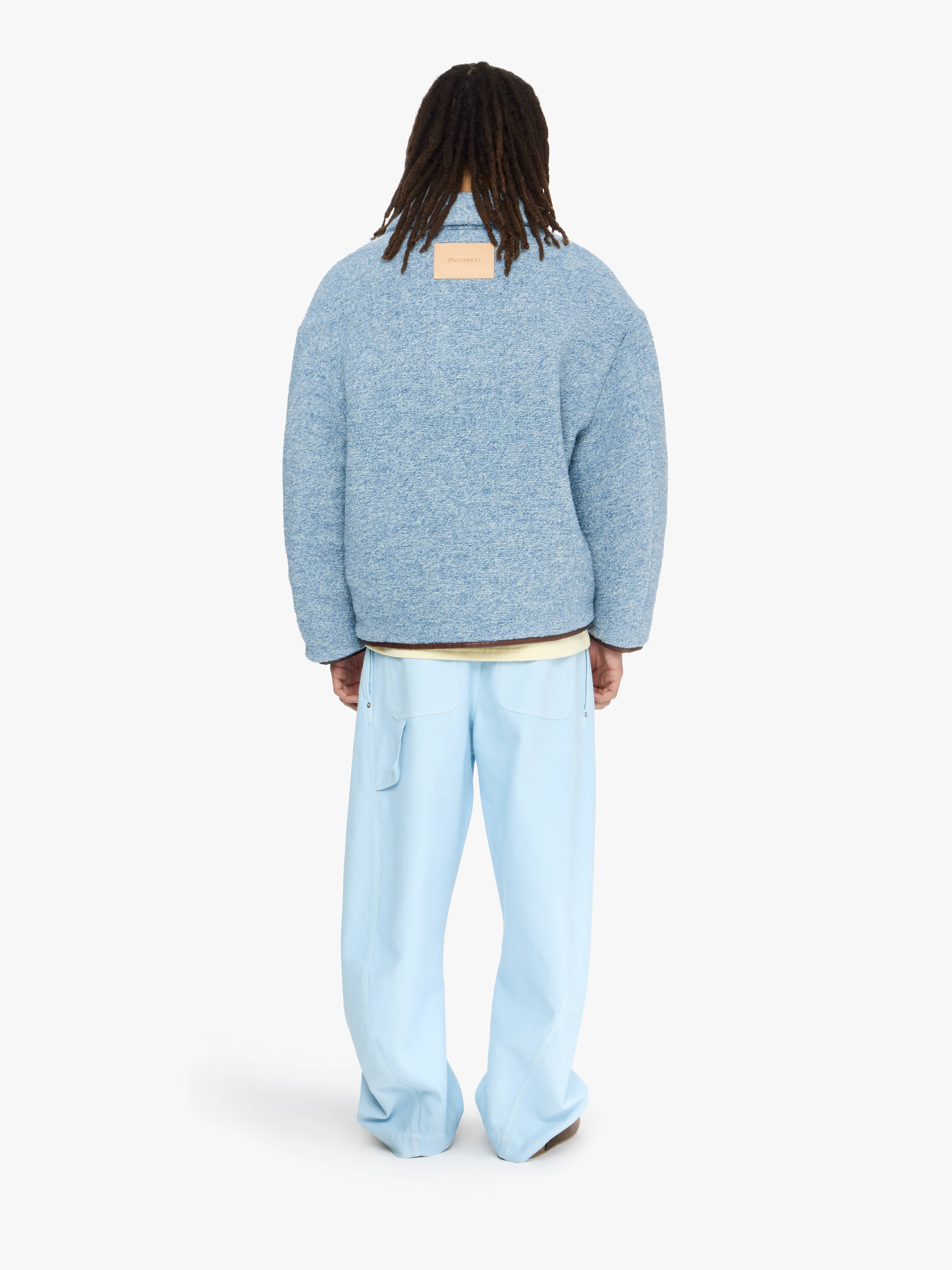 CONTRAST TRIM CASUAL JACKET - 3