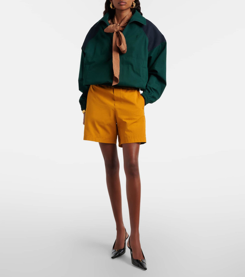 SAINT LAURENT Tie-neck taffeta blouse outlook