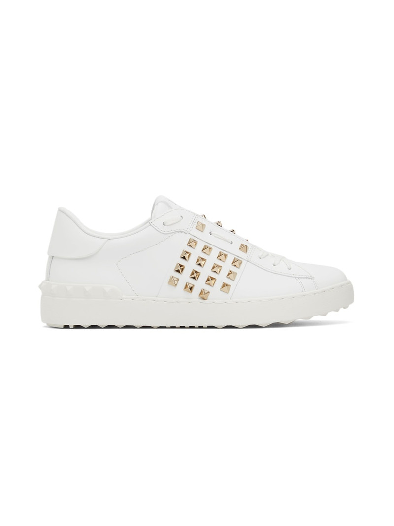 White Untitled Open Sneakers 1