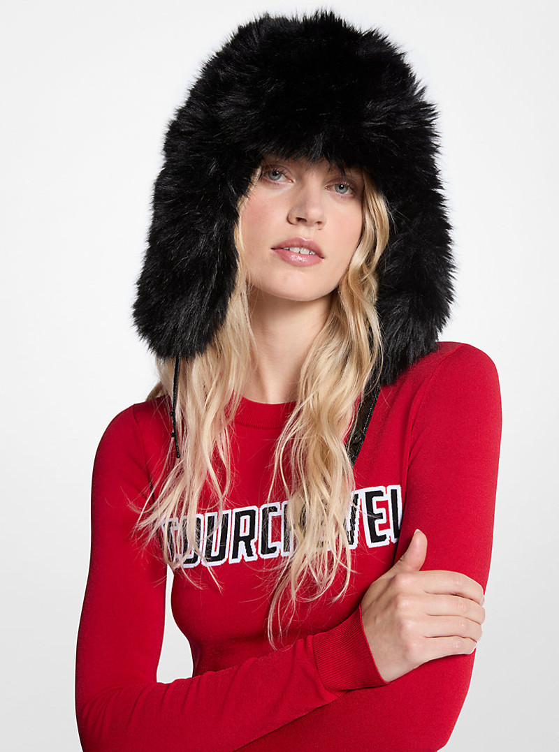 MICHAEL KORS Faux Fur Trapper Hat outlook