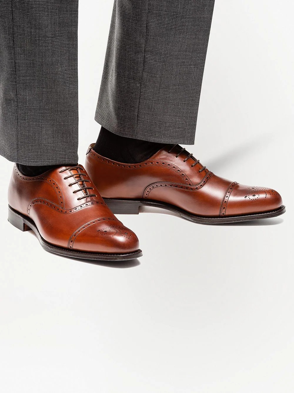 Nevada leather Oxford brogues - 5