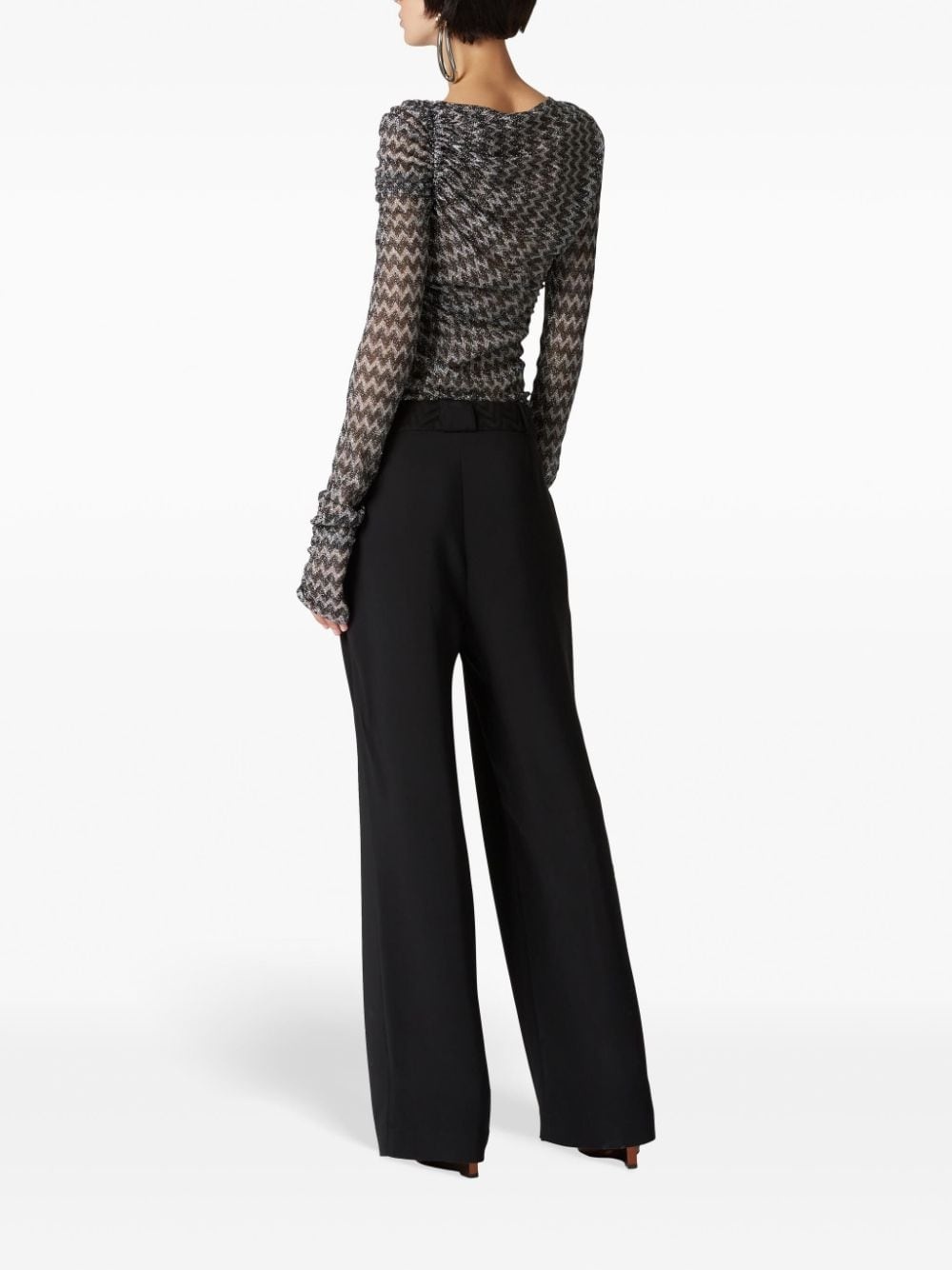 Dart-detailing trousers - 3