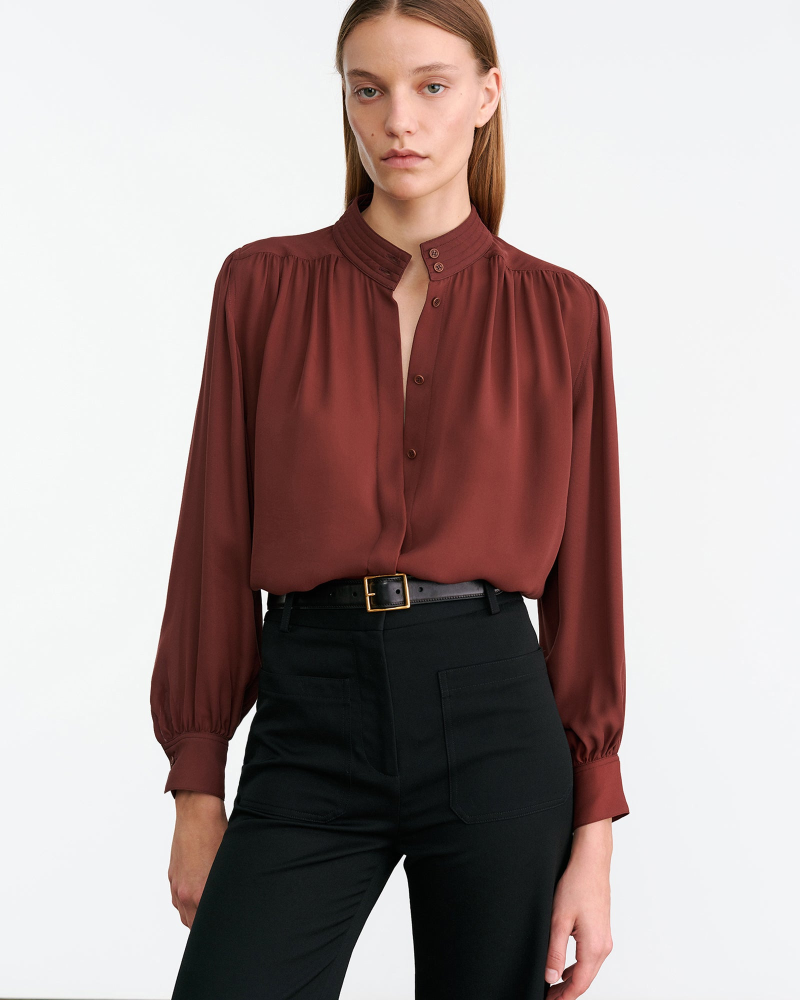 REVI SILK BLOUSE - 2