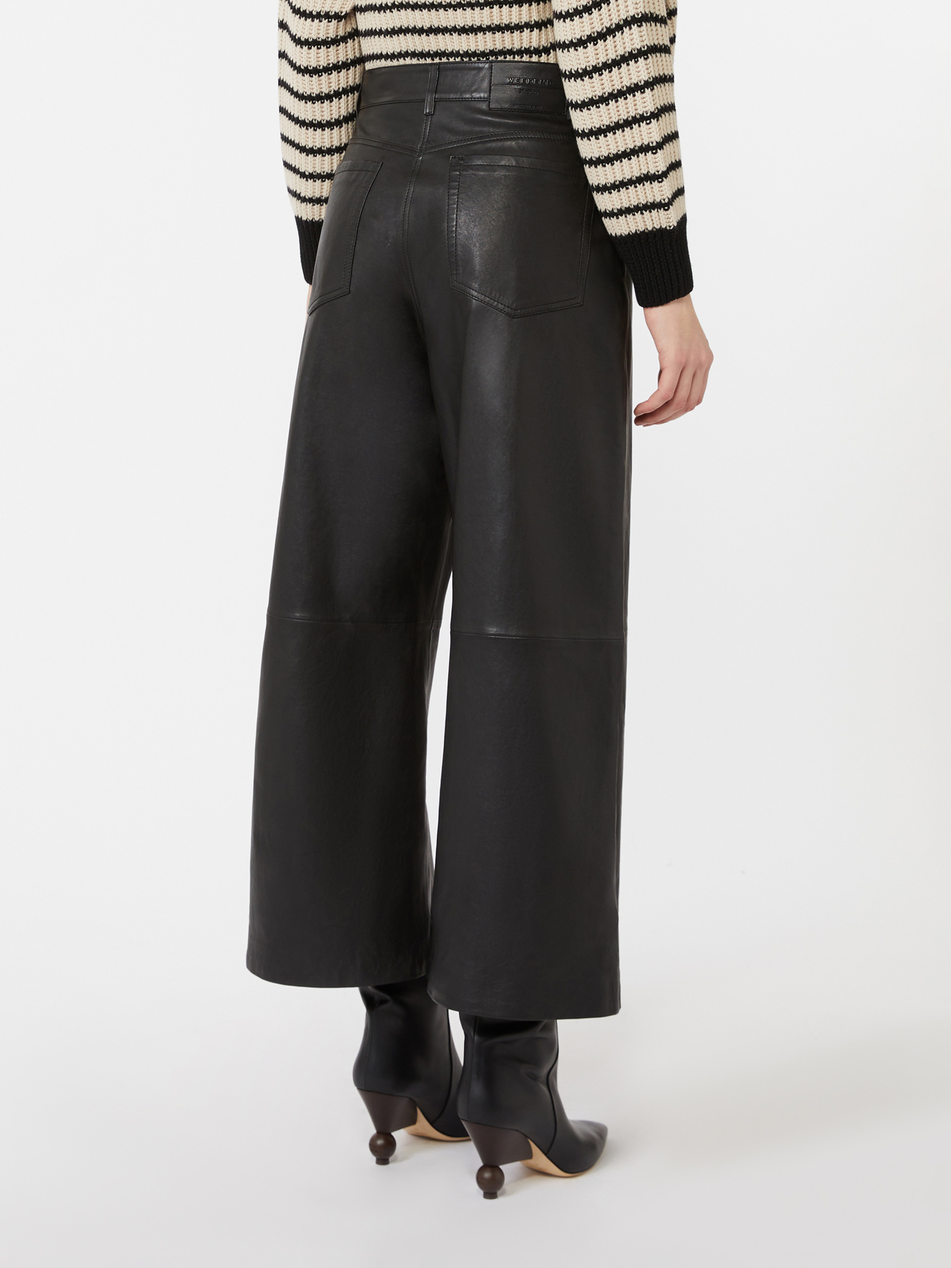 BLANC Nappa leather trousers - 4