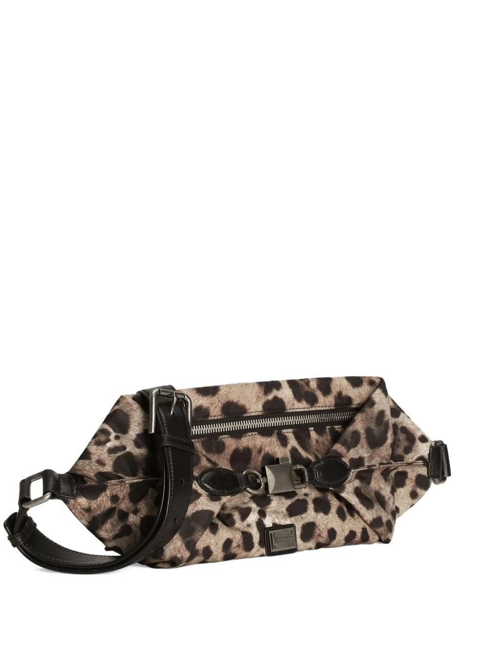 leopard-print belt bag - 1