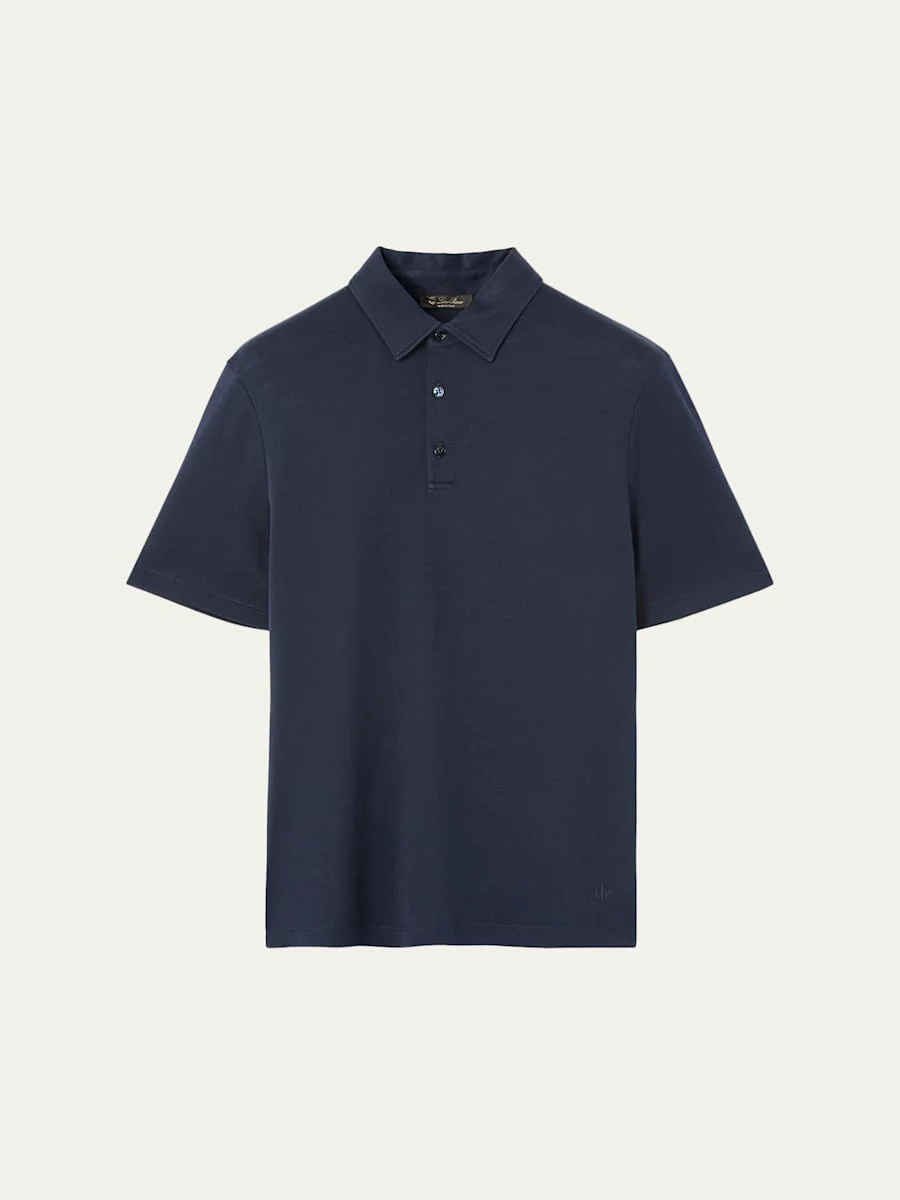 Men's Tremezzo Sea Island Cotton Polo Shirt - 1