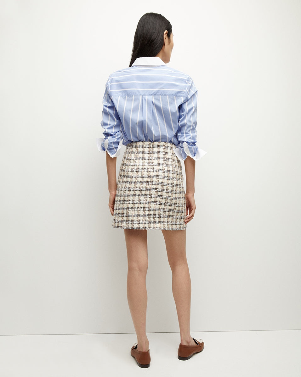 ROMAN TWEED SKIRT - 5