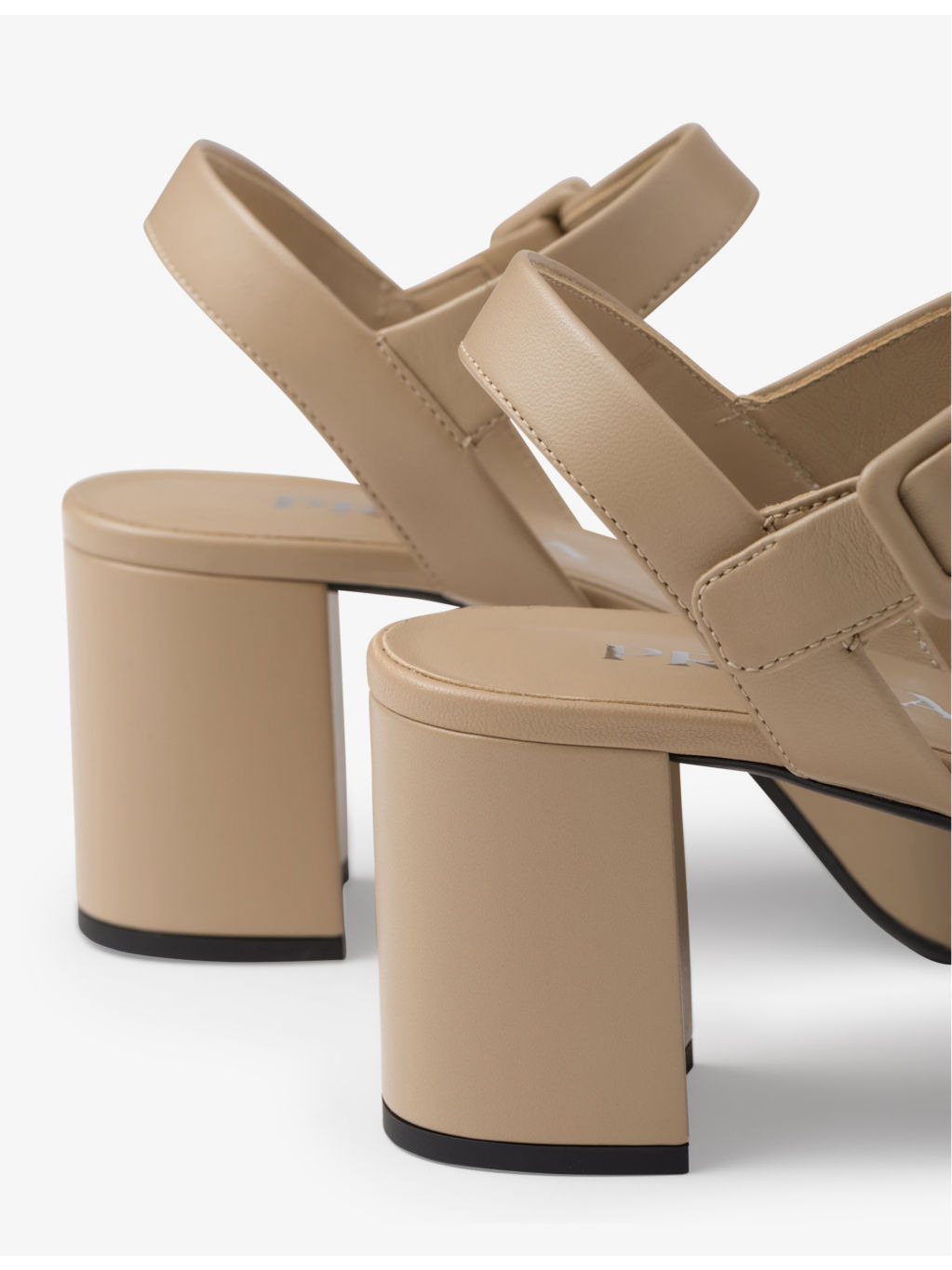 Quilted nappa leather platform sandals - 5