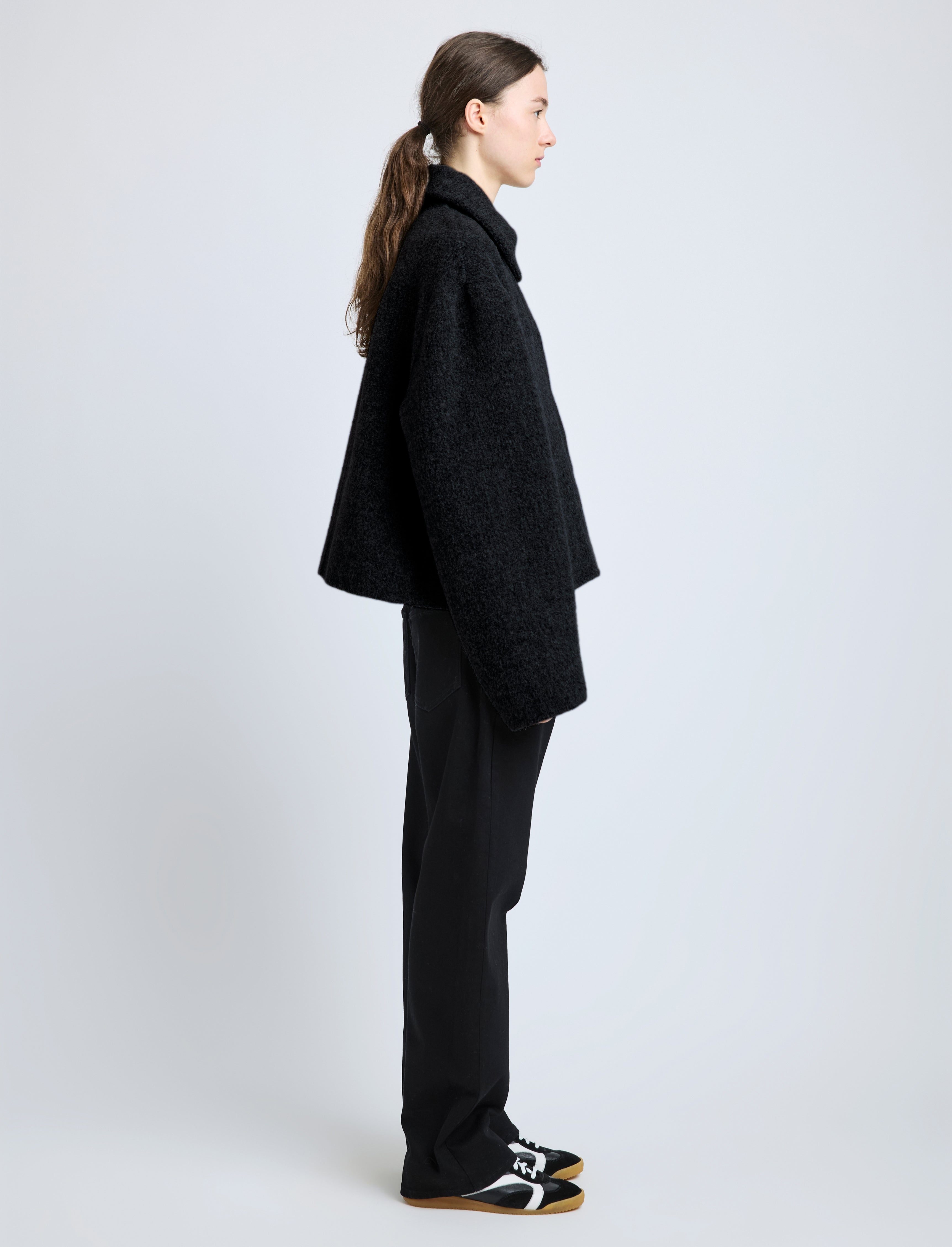 Darcy Jacket in Brushed Wool Cashmere - 4