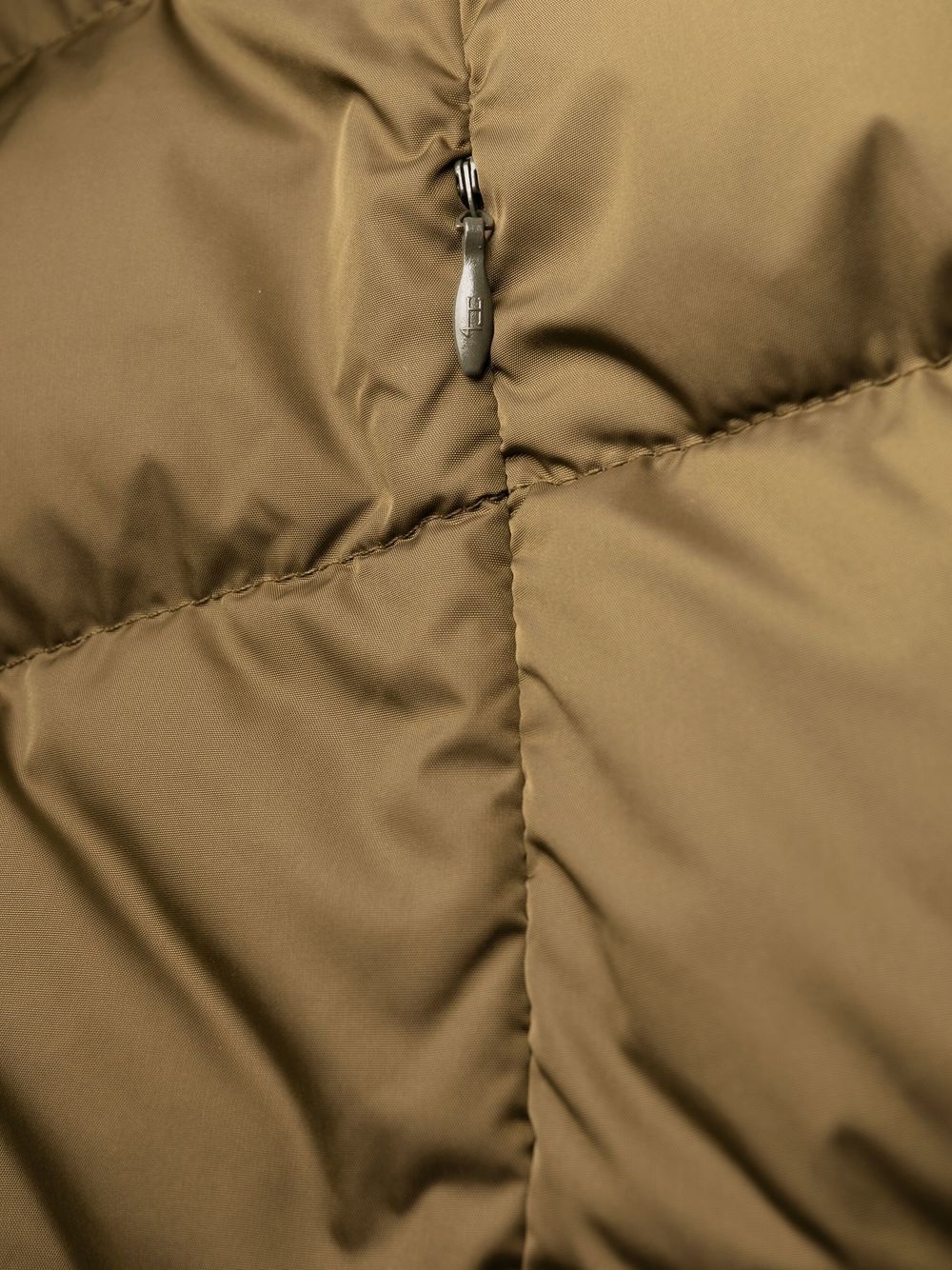 hooded feather-down coat - 6
