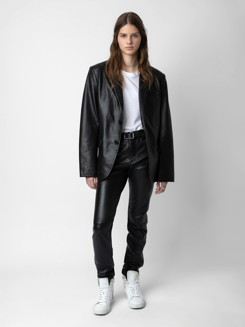 Valfried Leather Blazer 7