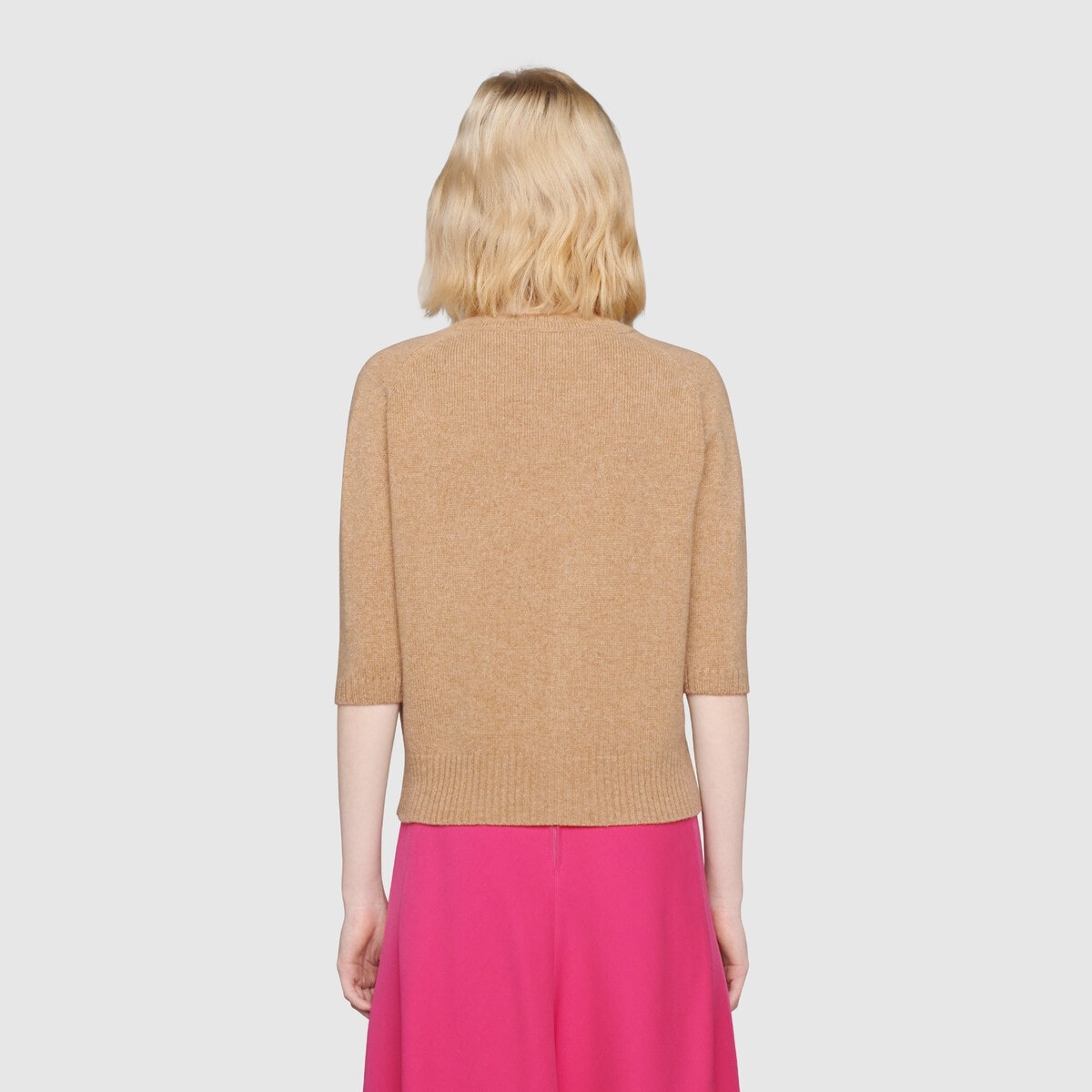 Cashmere top with Horsebit - 4