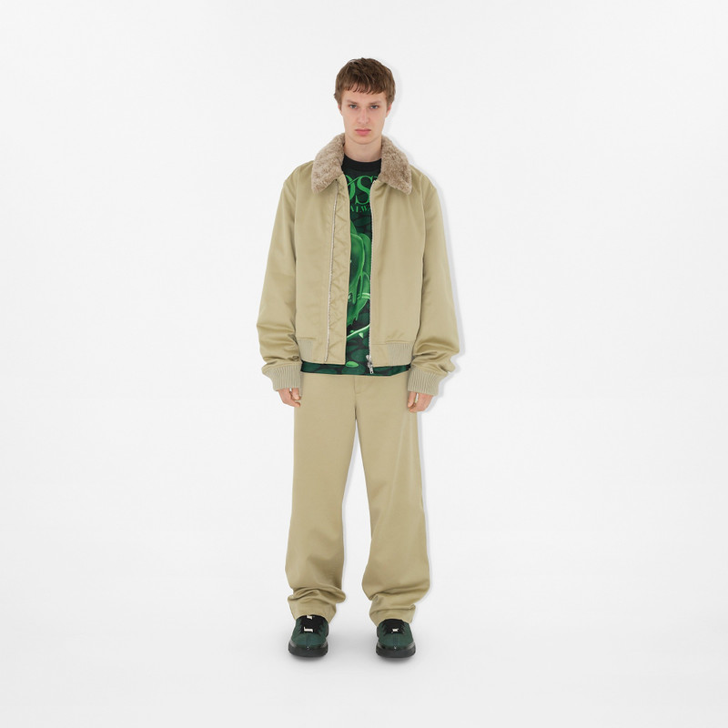 Burberry Cotton Satin Trousers outlook