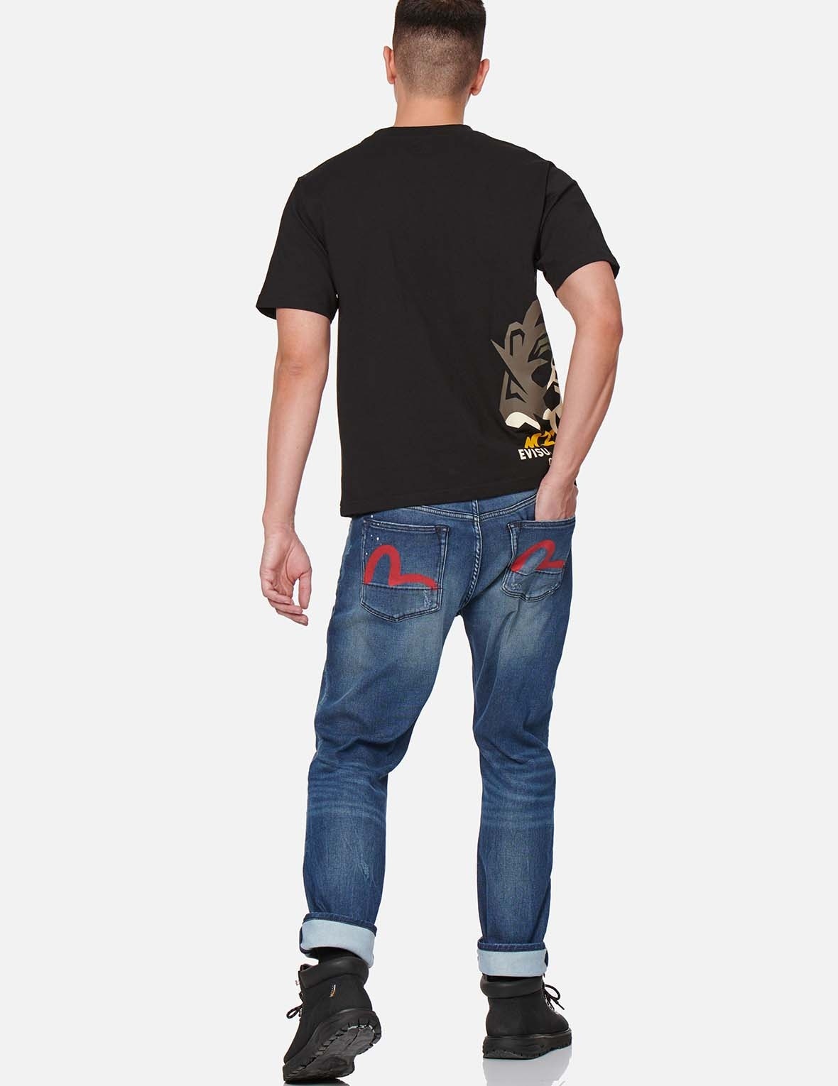 RED SEAGULL WASHED CARROT FIT JEANS #2017 - 5