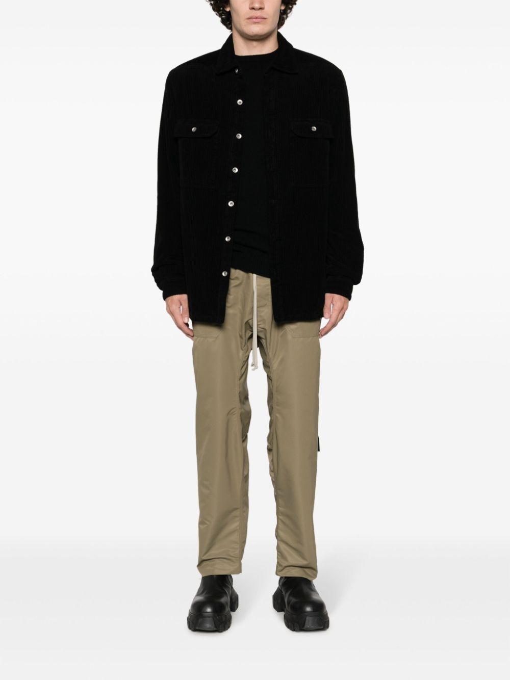 corduroy cotton shirt jacket - 2