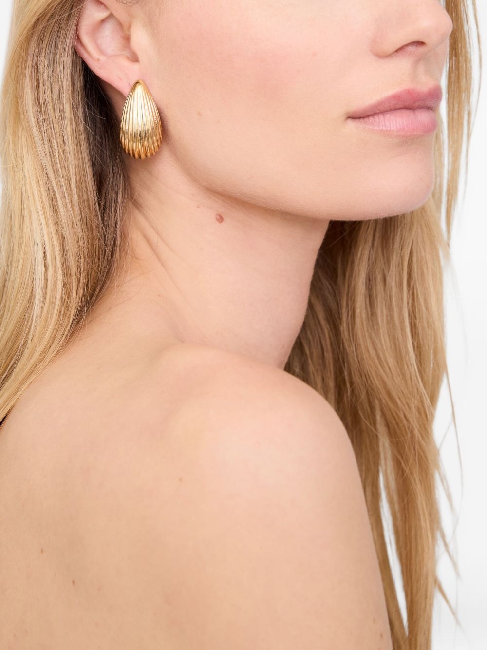 Ribbed Drop earrings - 2
