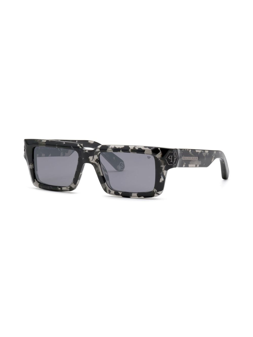 Dark Shapes Hexagon rectangle-frame sunglasses - 2