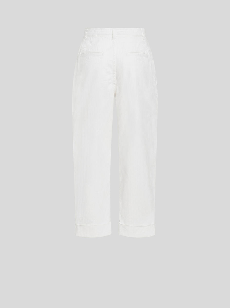 CROPPED CHINO TROUSERS - 6