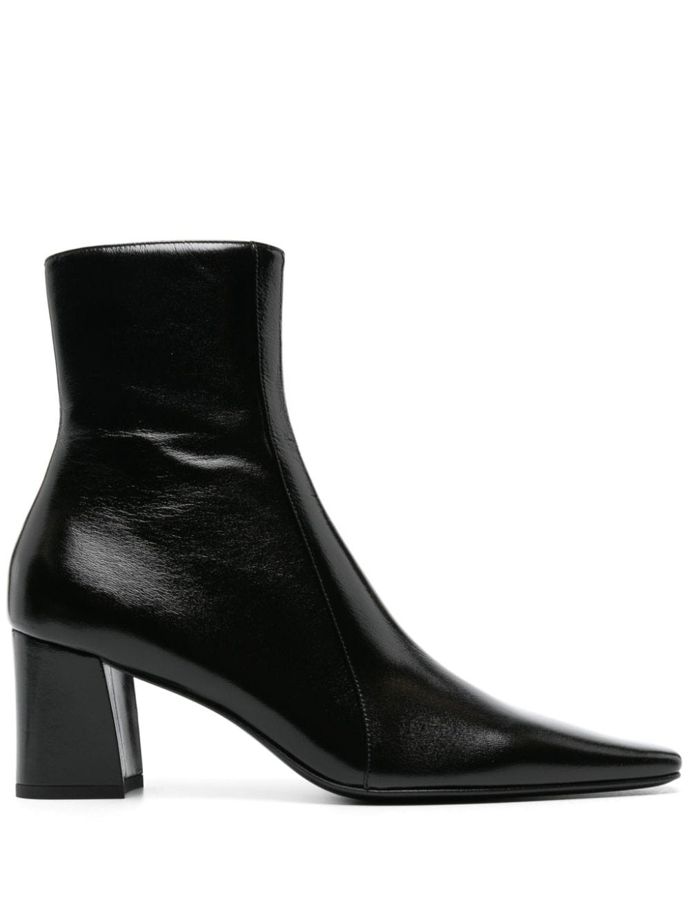 pointed-toe panelled boots - 1