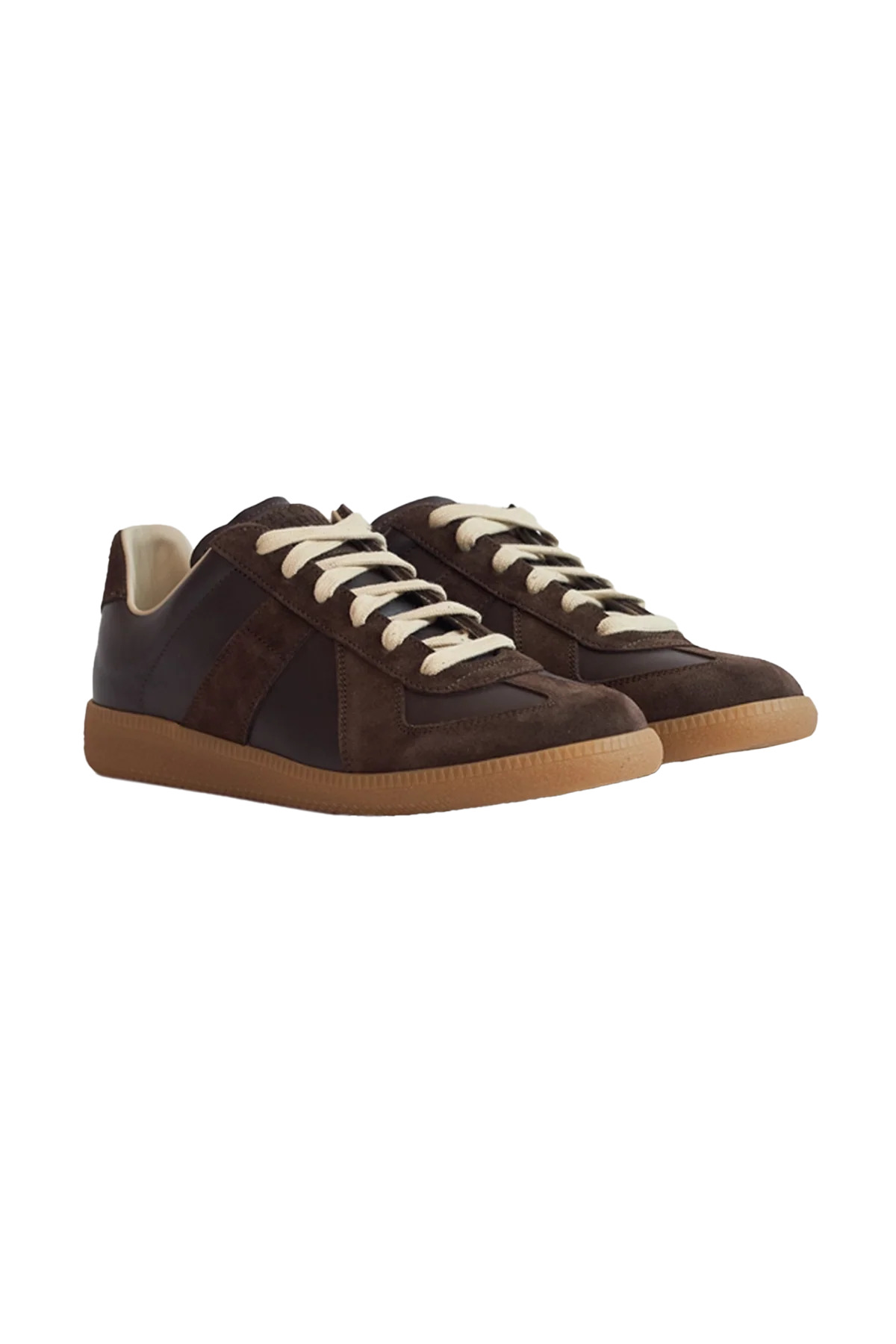 Maison Margiela Replica Low Top Sneaker Dark Khaki - 2