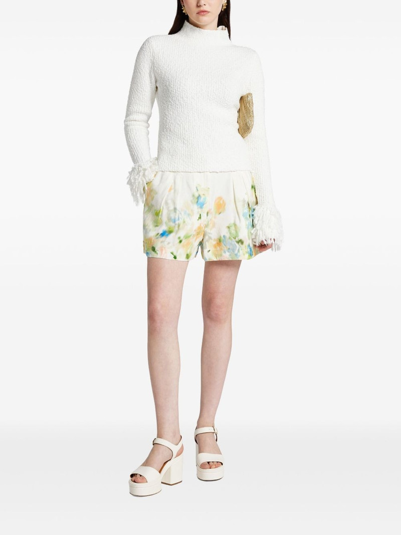 Aje. textured-finish top outlook