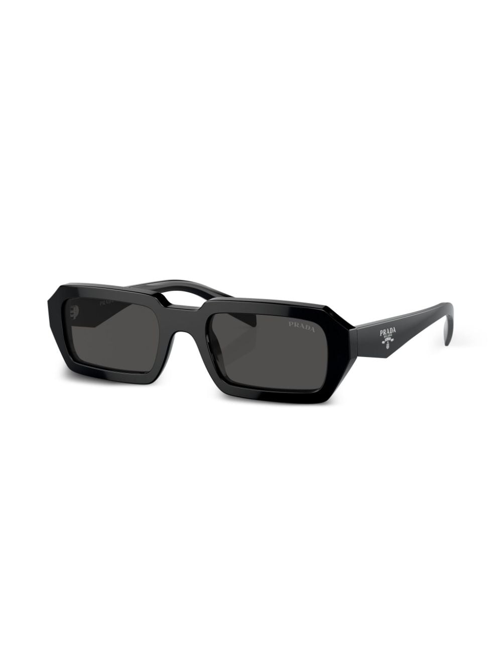 logo-lettering rectangular sunglasses - 2