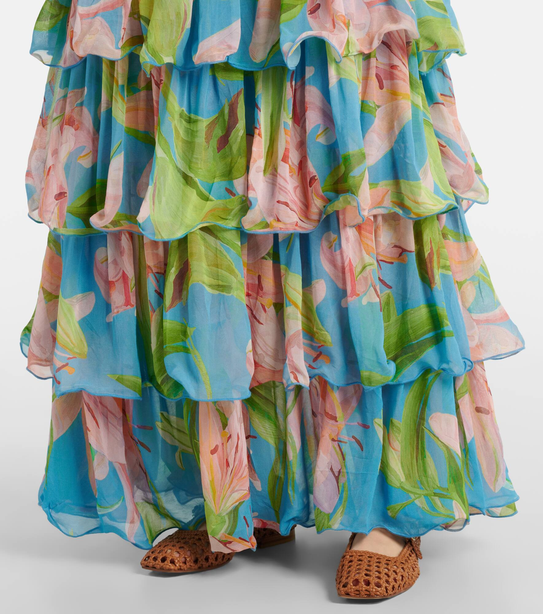 Floral maxi skirt - 5