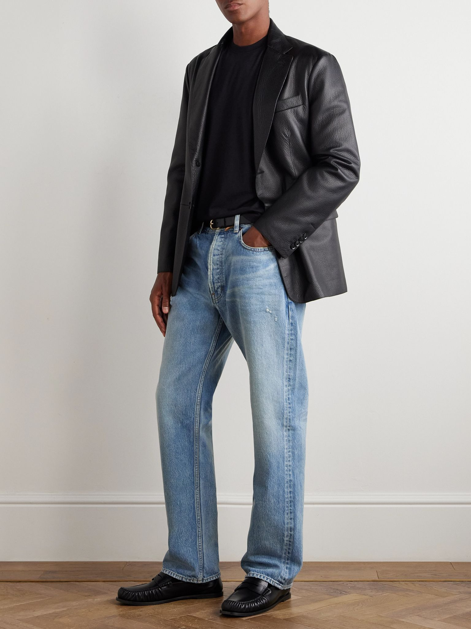 Lyocell and Cotton-Blend Jersey T-Shirt Black - 2