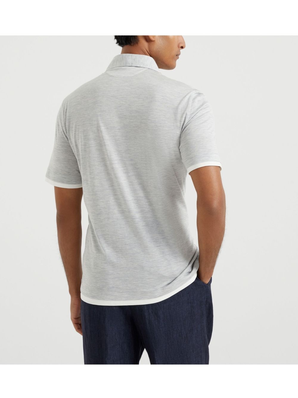 layered polo shirt - 4