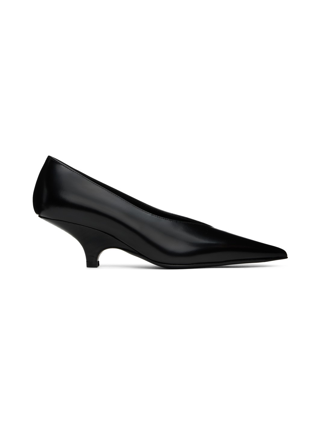 Black 'The Wedge' Heels - 1