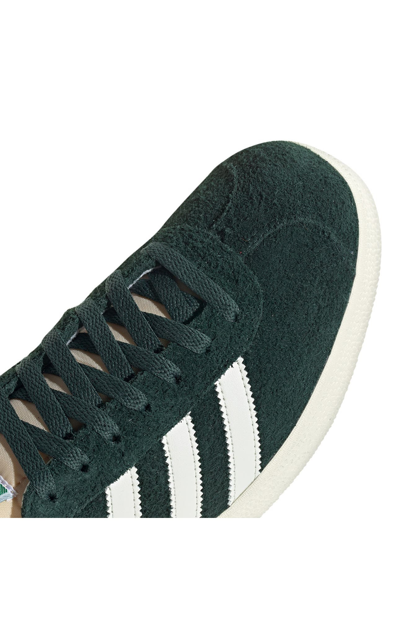 adidas Gazelle Sneaker in Green/Off White/Cream at Nordstrom - 9