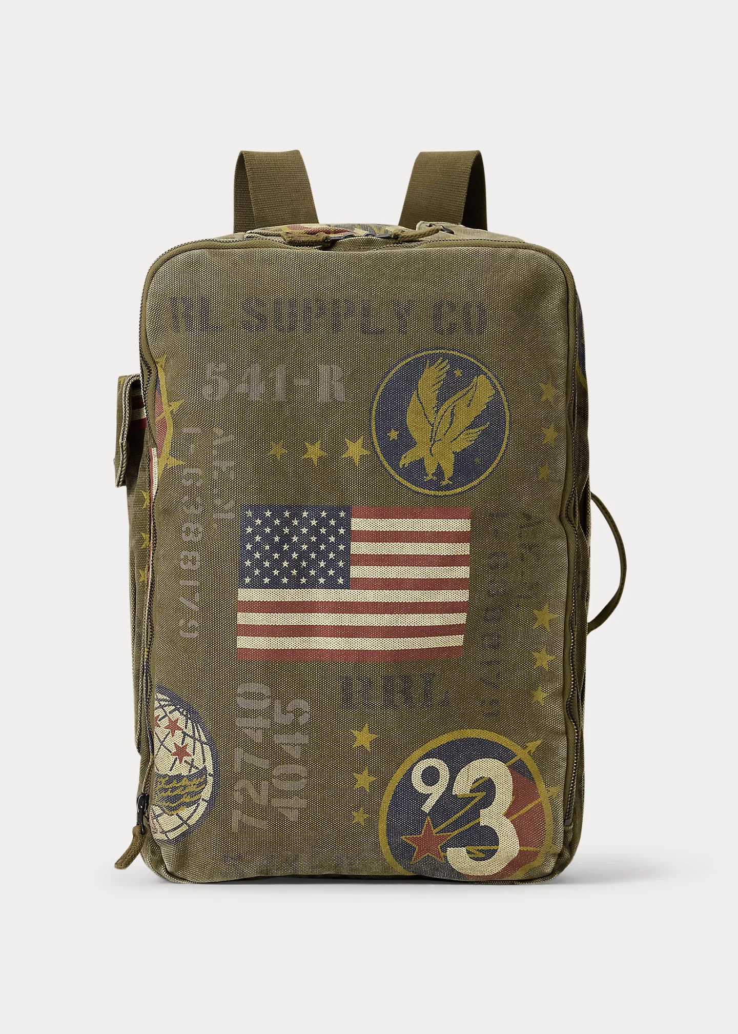 Canvas Graphic Backpack - 1