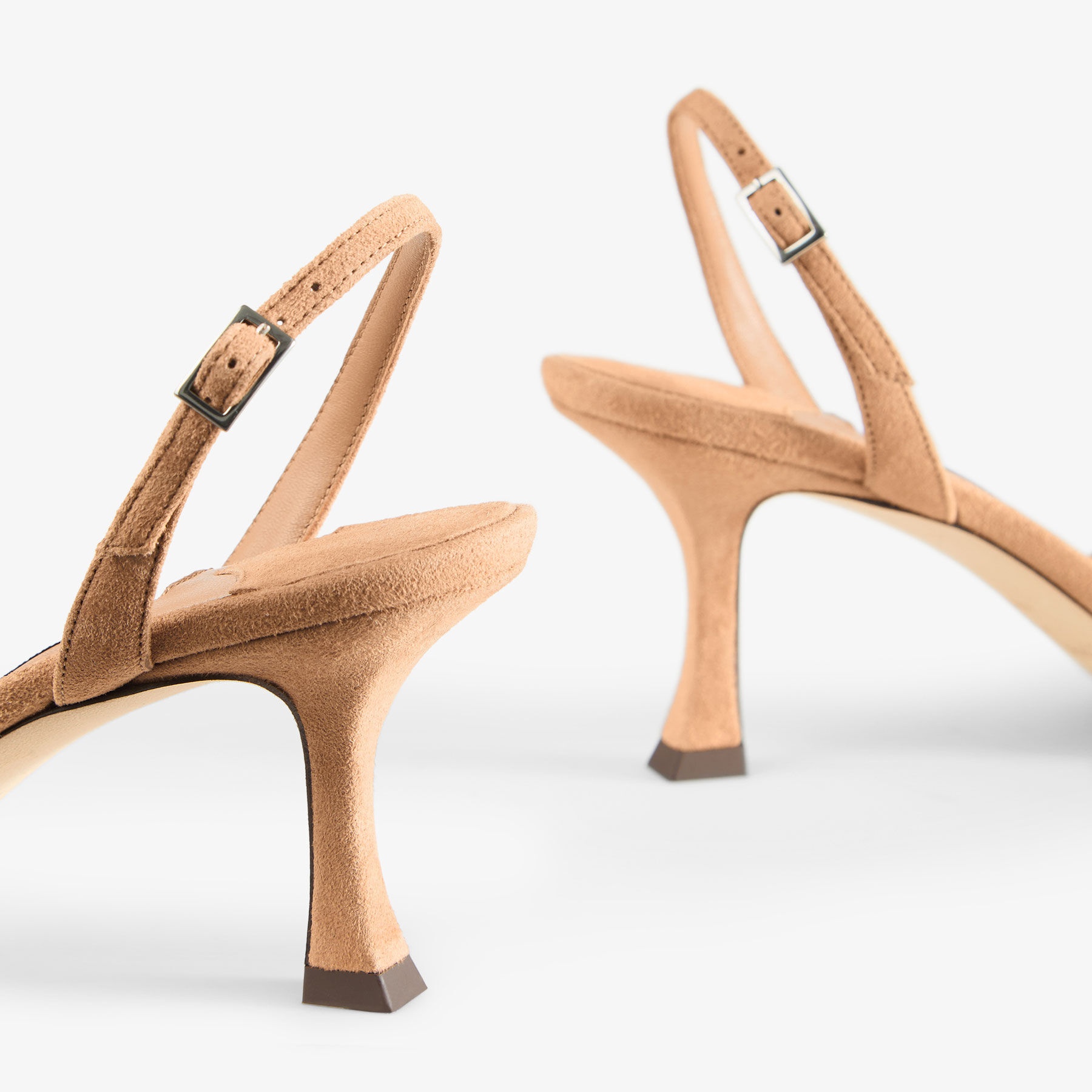 Elsy 70
Toffee Suede Crossover Slingback - 4