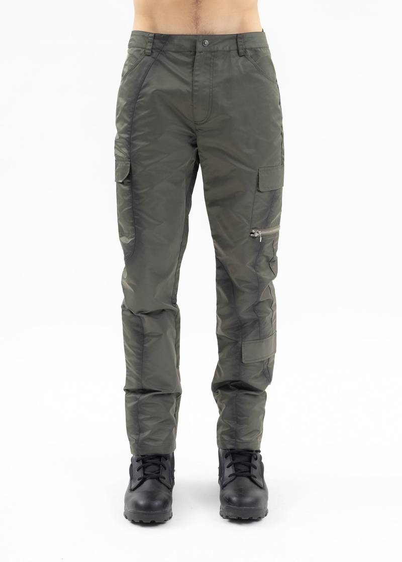 KHAKI CLANDESTINE CARGO TROUSERS 2