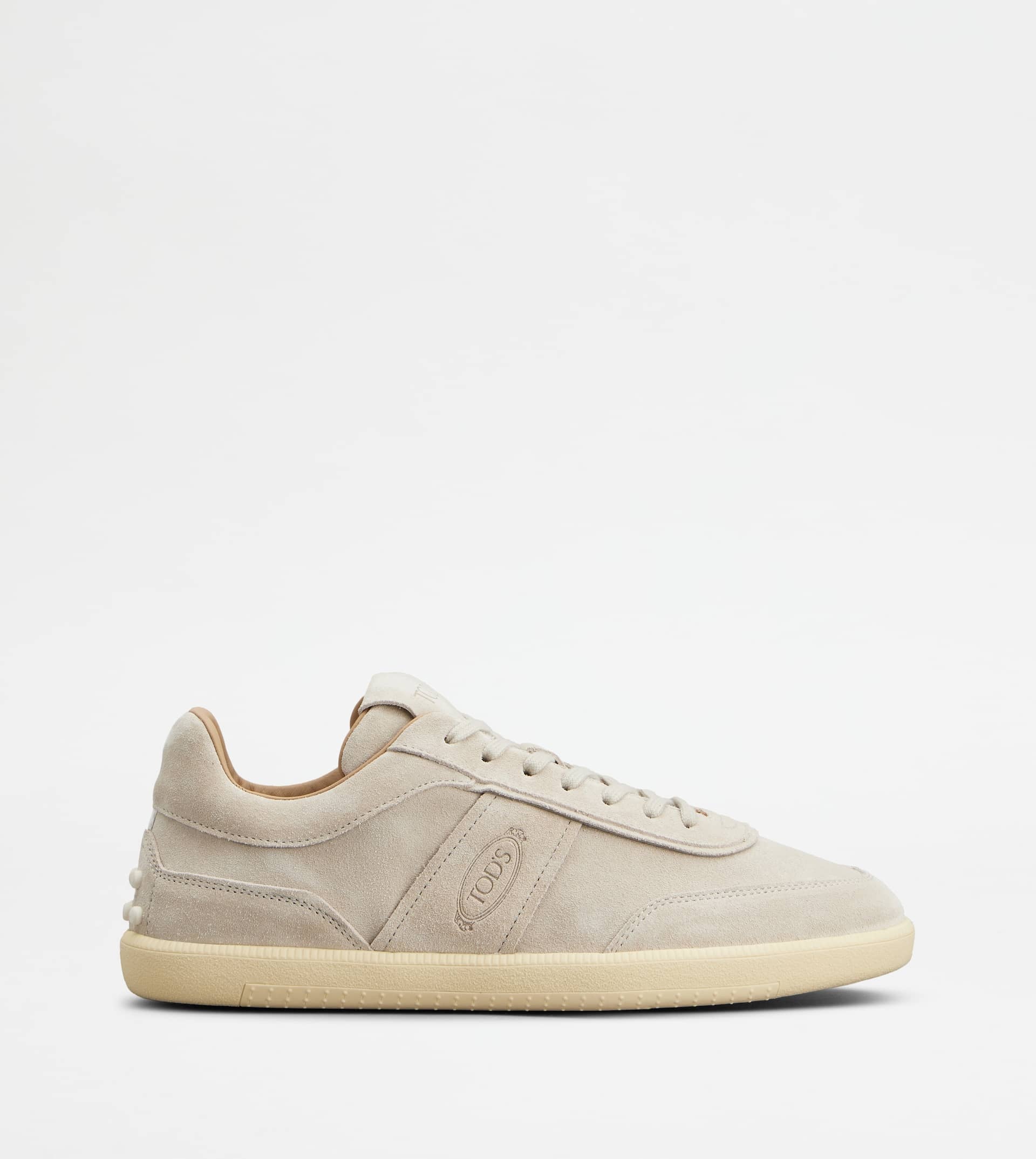 TOD'S TABS SNEAKERS IN SUEDE - BEIGE - 1