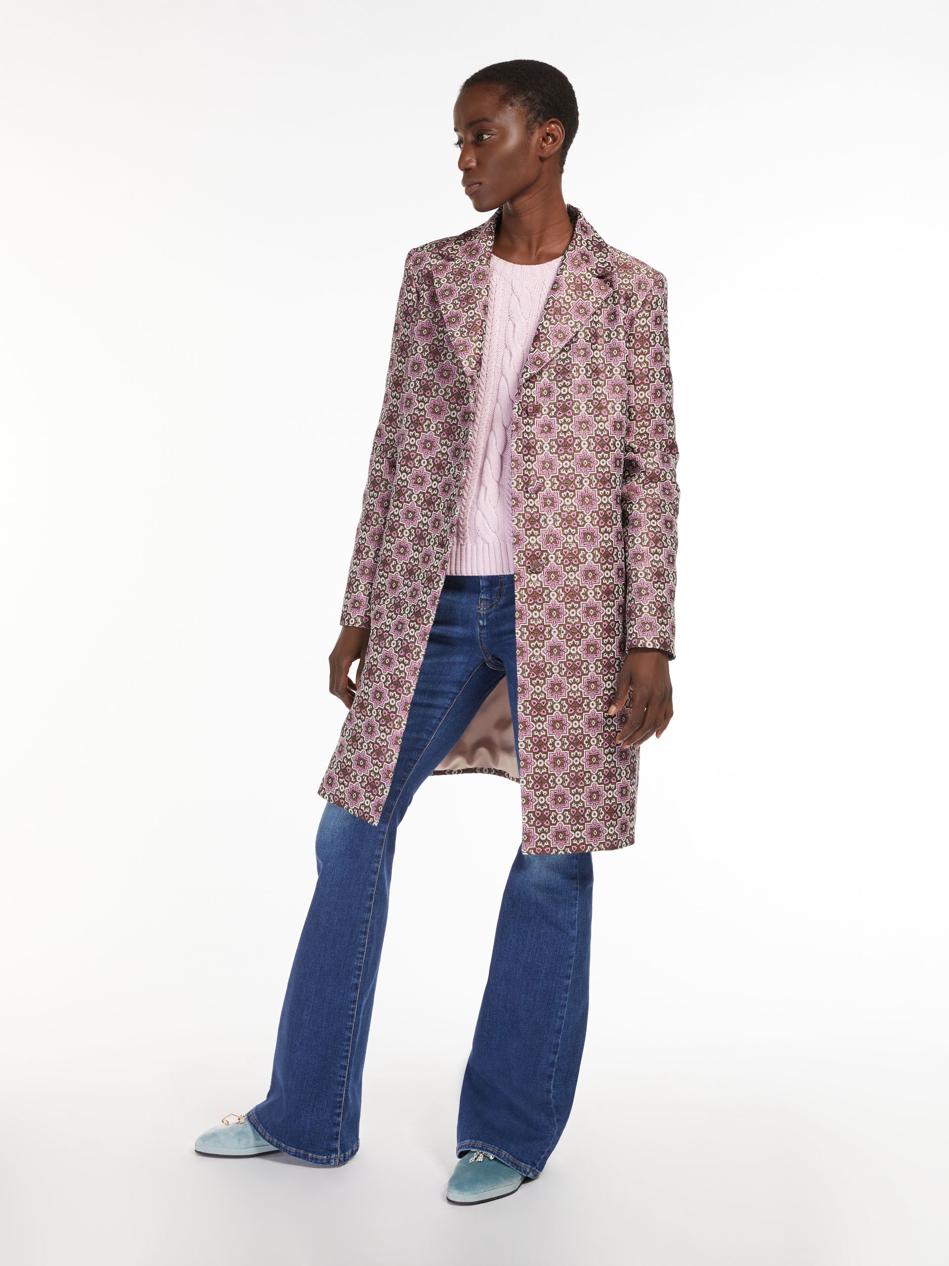 EPOCHE Fit-and-flare denim jeans - 2