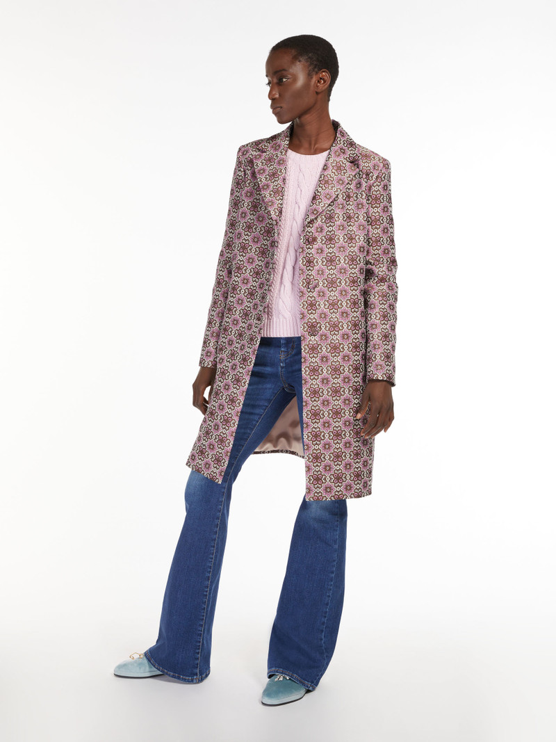 Max Mara EPOCHE Fit-and-flare denim jeans outlook