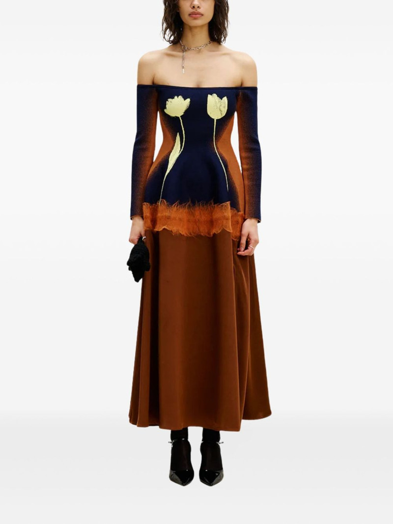 PH5 off-shoulder midi dress outlook