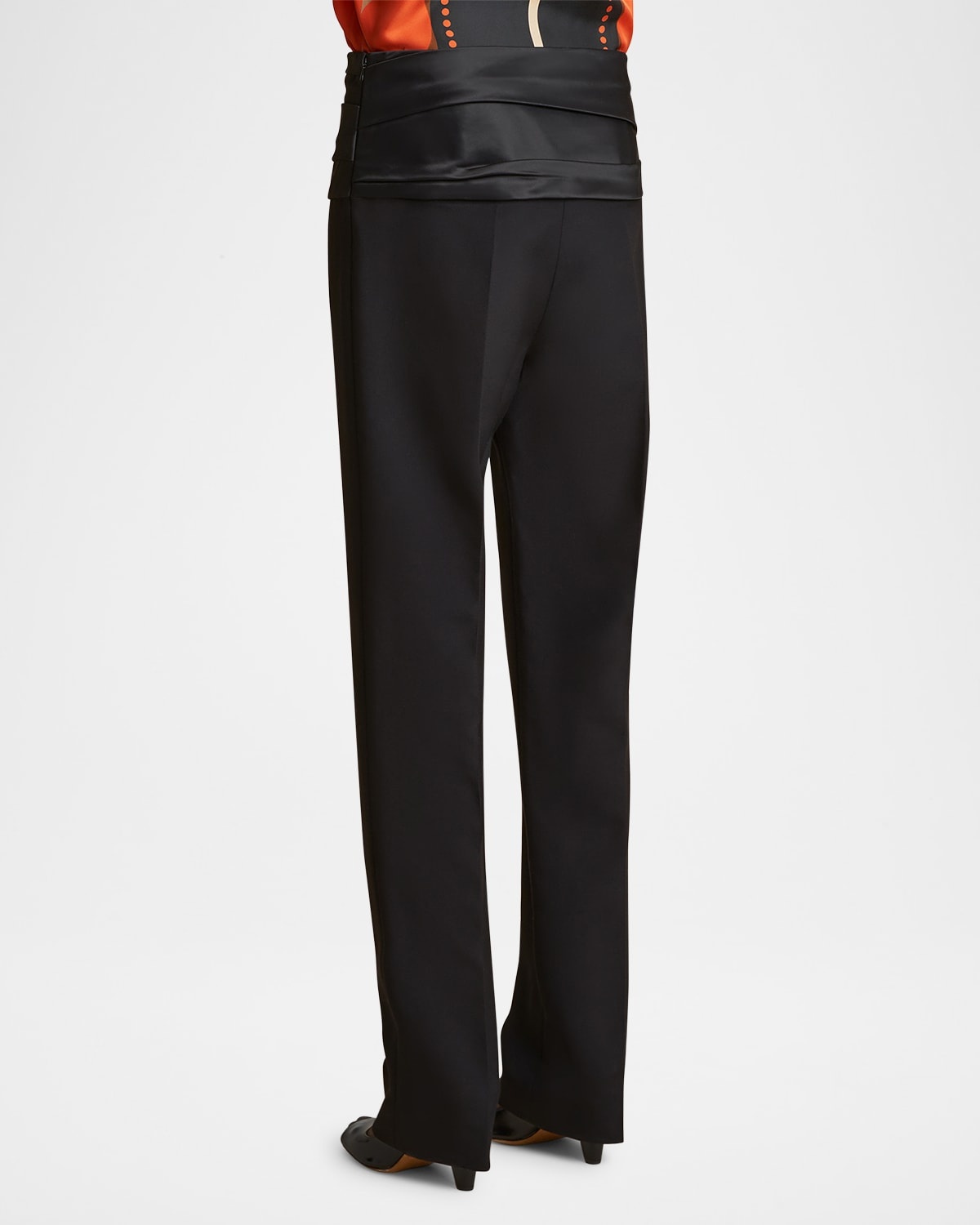 Camberly Bicolor Draped Pants - 5