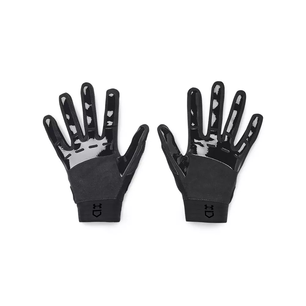 Women's Motive Softball Batting Glove-Black/Gold - 2