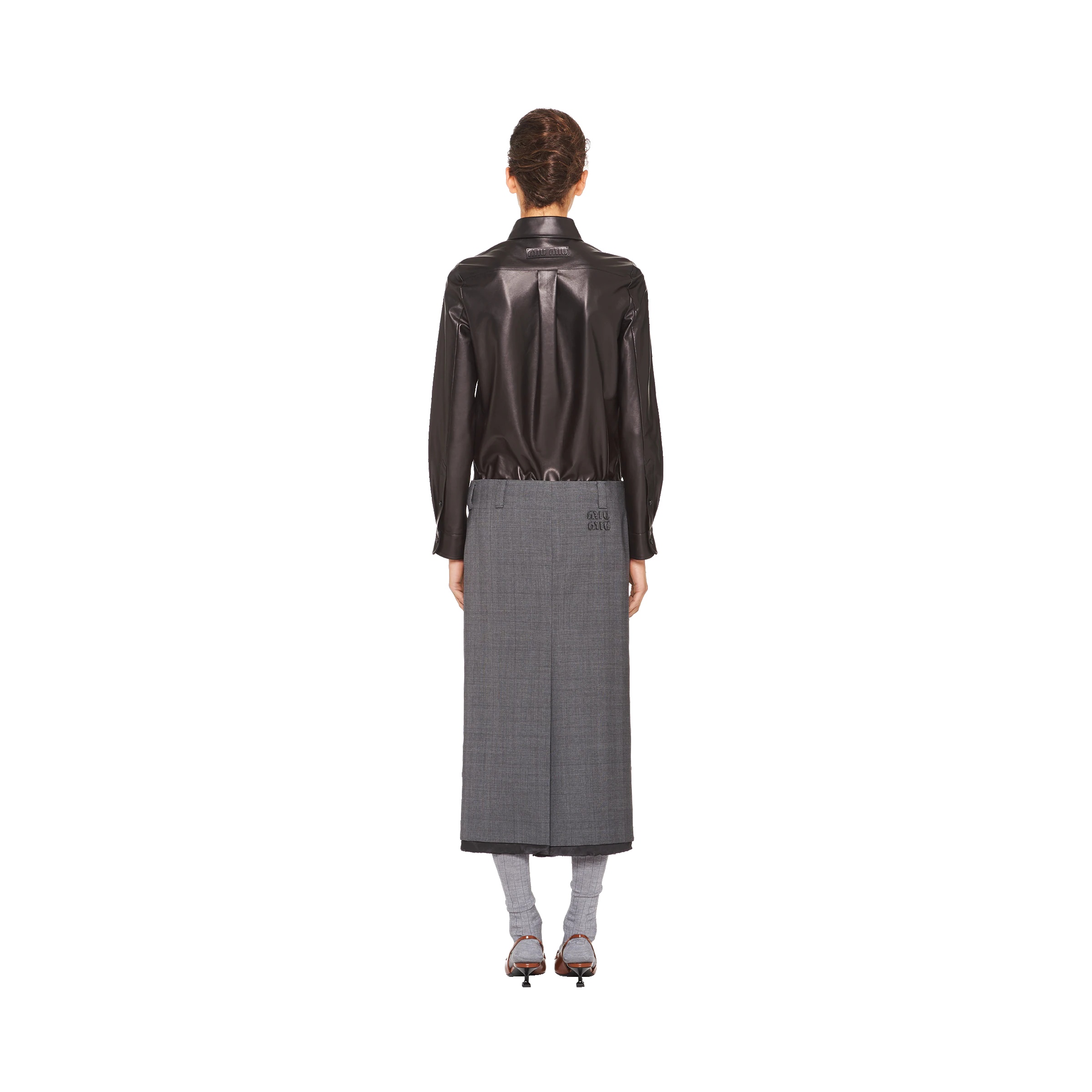 Prince of Wales check wool skirt - 4