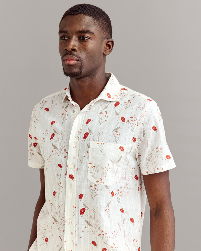Short Sleeve Textural Poppy Treme Shirt 3