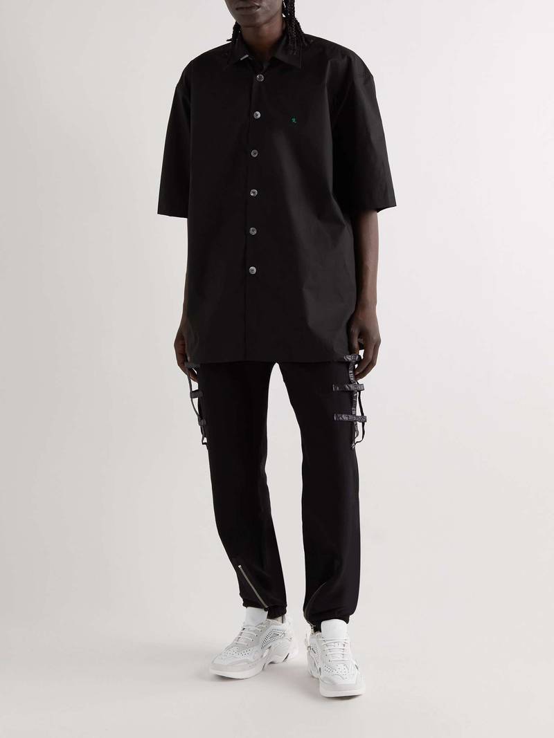 Cylon-21 Suede-Trimmed Rubber Sneakers 3