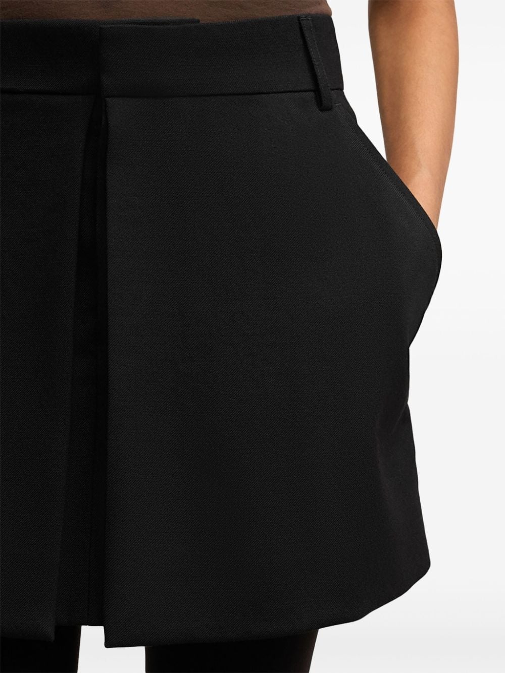 panelled mini skirt - 6